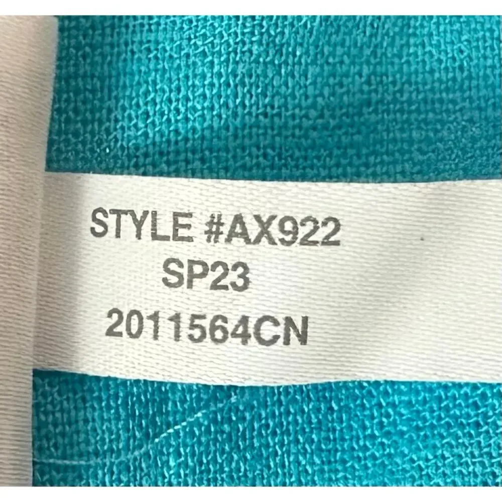 J. Crew Linen Blend Drawstring Short Blue AX922 Size M